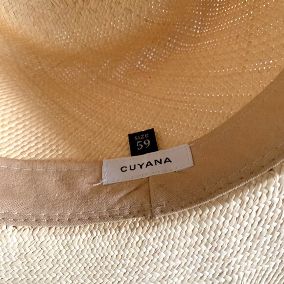 Wide Brim Equador Woven Straw Sun Hat by Cuyana - Picture 3 of 6